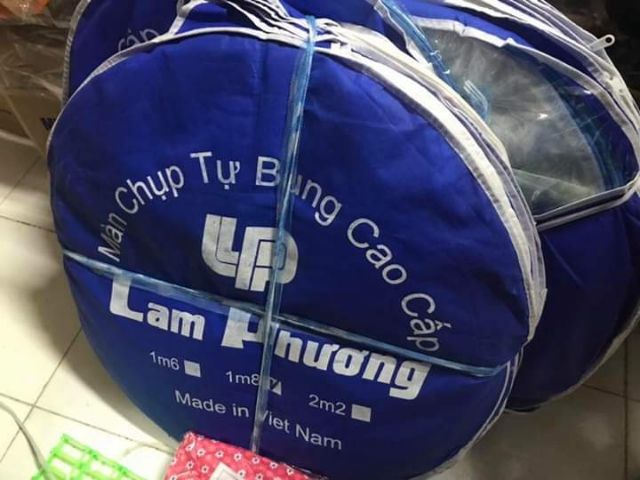 Màn tự bung không đáy Lam Phương