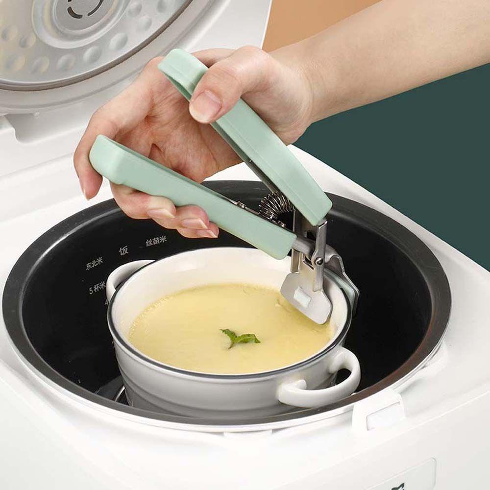 Kìm Kẹp Gắp Chén Dĩa Chống Nóng Bằng Thép Không Gỉ