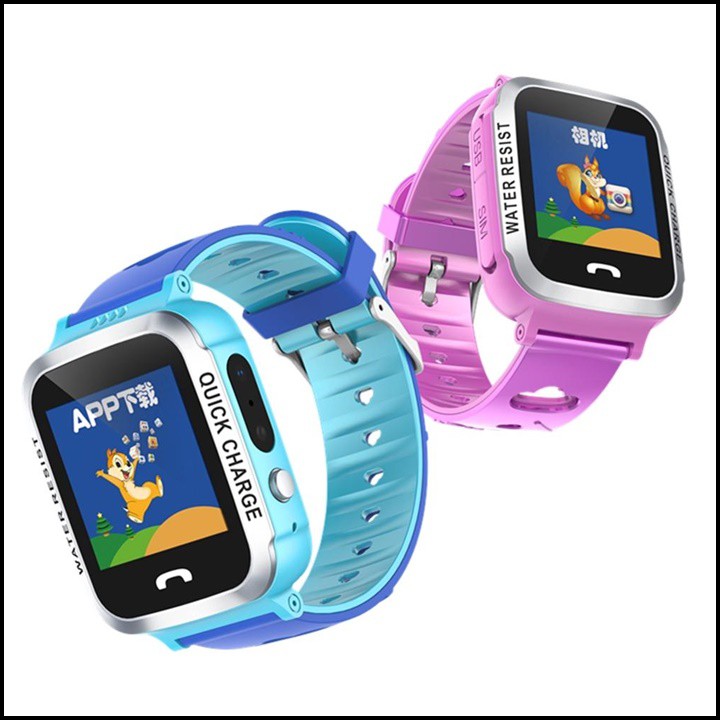 Đồng hồ thông minh định vị cho bé Smart Watch Baby V12, có tiếng Việt, cảm ứng, chống nước, camera, nghe gọi 2 chiều