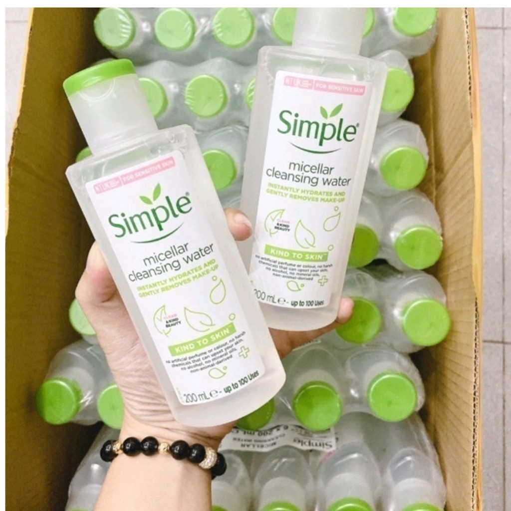 Combo 3 Món Chăm Sóc Da Simple Sữa Rửa Mặt Simple +Nước Tẩy Trang Simple +Nước Hoa Hồng Simple Dành Cho Mọi Loại Da | BigBuy360 - bigbuy360.vn