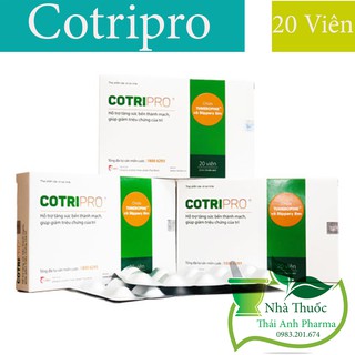 Cotripro - Dạng Viên Uống Hỗ Trợ Bệnh Trĩ
