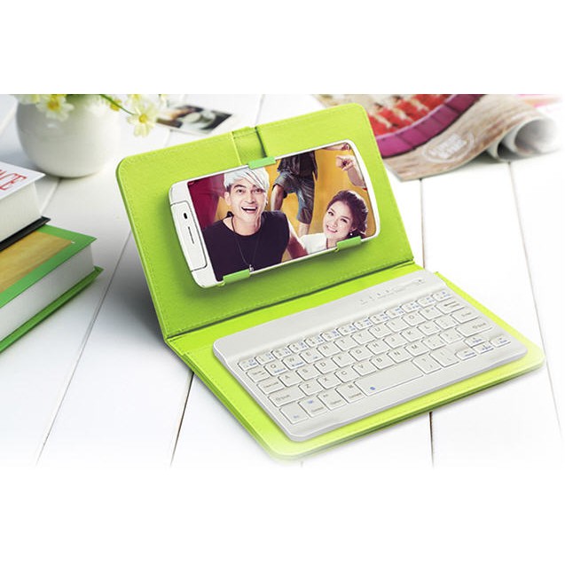 Bao da ban phím điện thoại loại bluetooth Iphone,android | BigBuy360 - bigbuy360.vn
