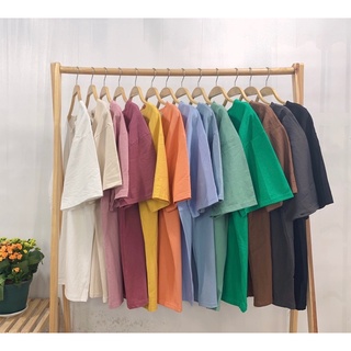 Áo thun 3158 basic trơn chất cotton khô Mitstore