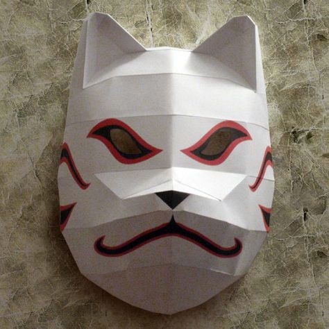 Mô hình giấy _Mặt nạ Anbu