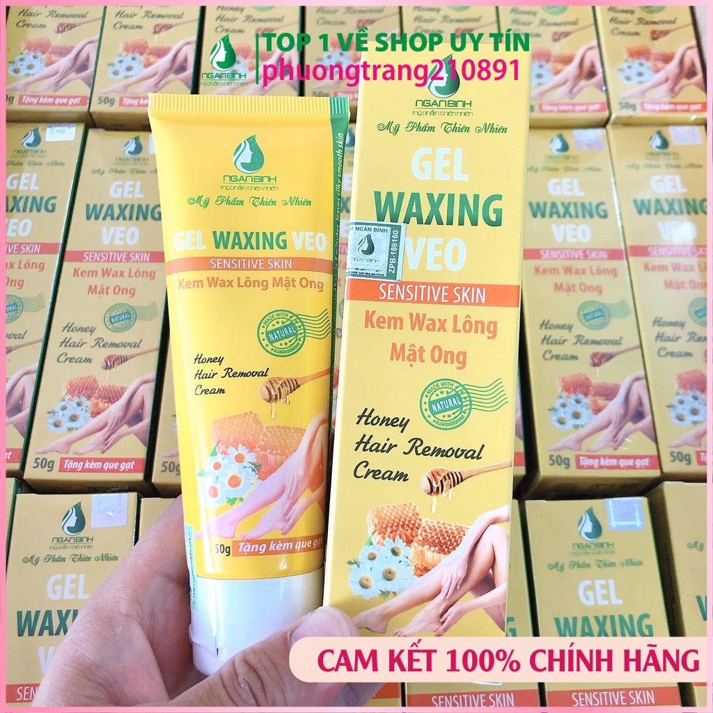 Gel waxing VEO kem tẩy lông Ngân Bình làm sạch vùng lông dưới cánh tay, lông nách, lông chân, lông tay, lông bikini