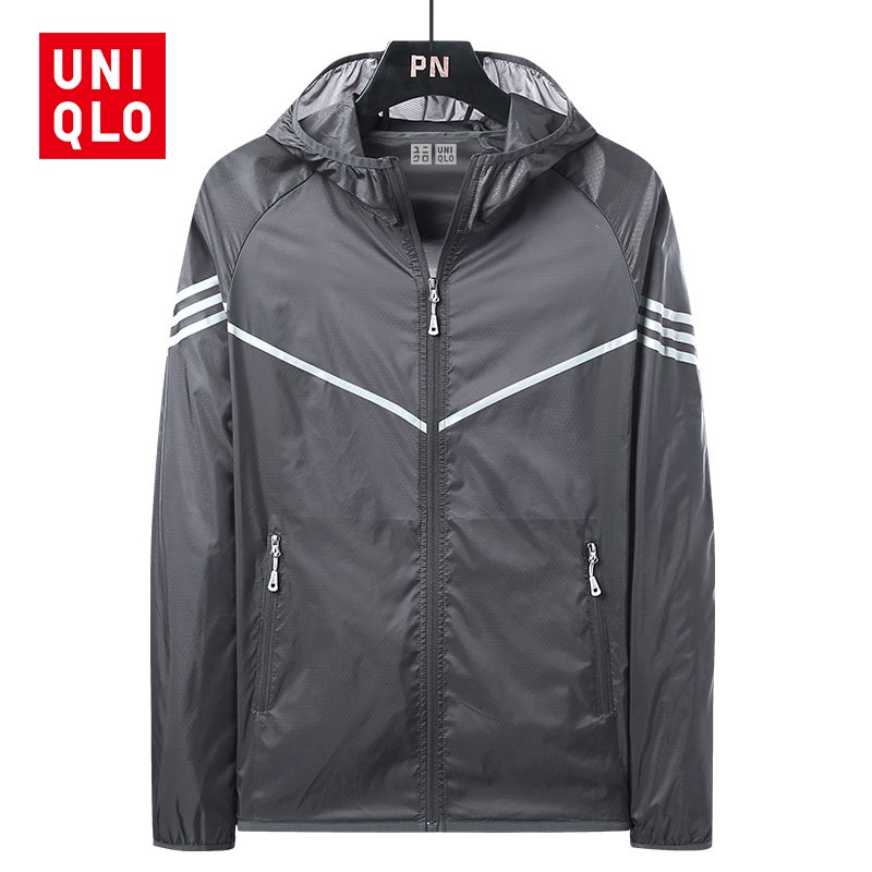 Uniqlo Áo Khoác Hoodie Chống Gió Chống Nước Nhanh Khô Size L-4XL Cho Nam Và Nữ
