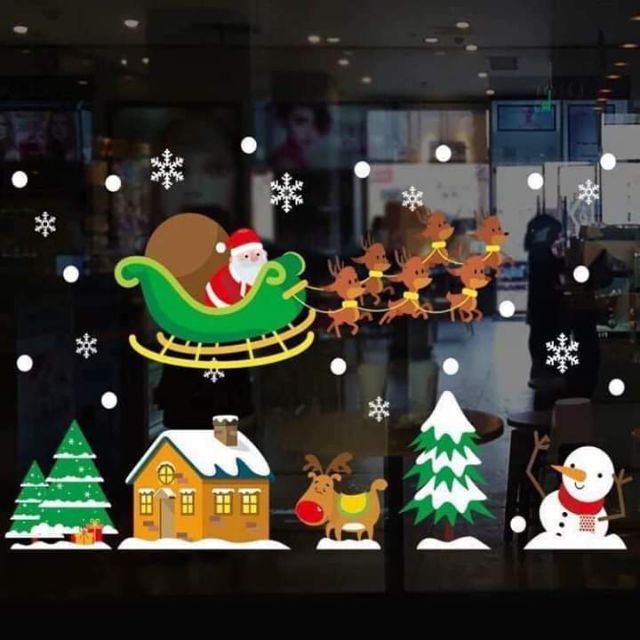 Miếng dán trang trí Noel