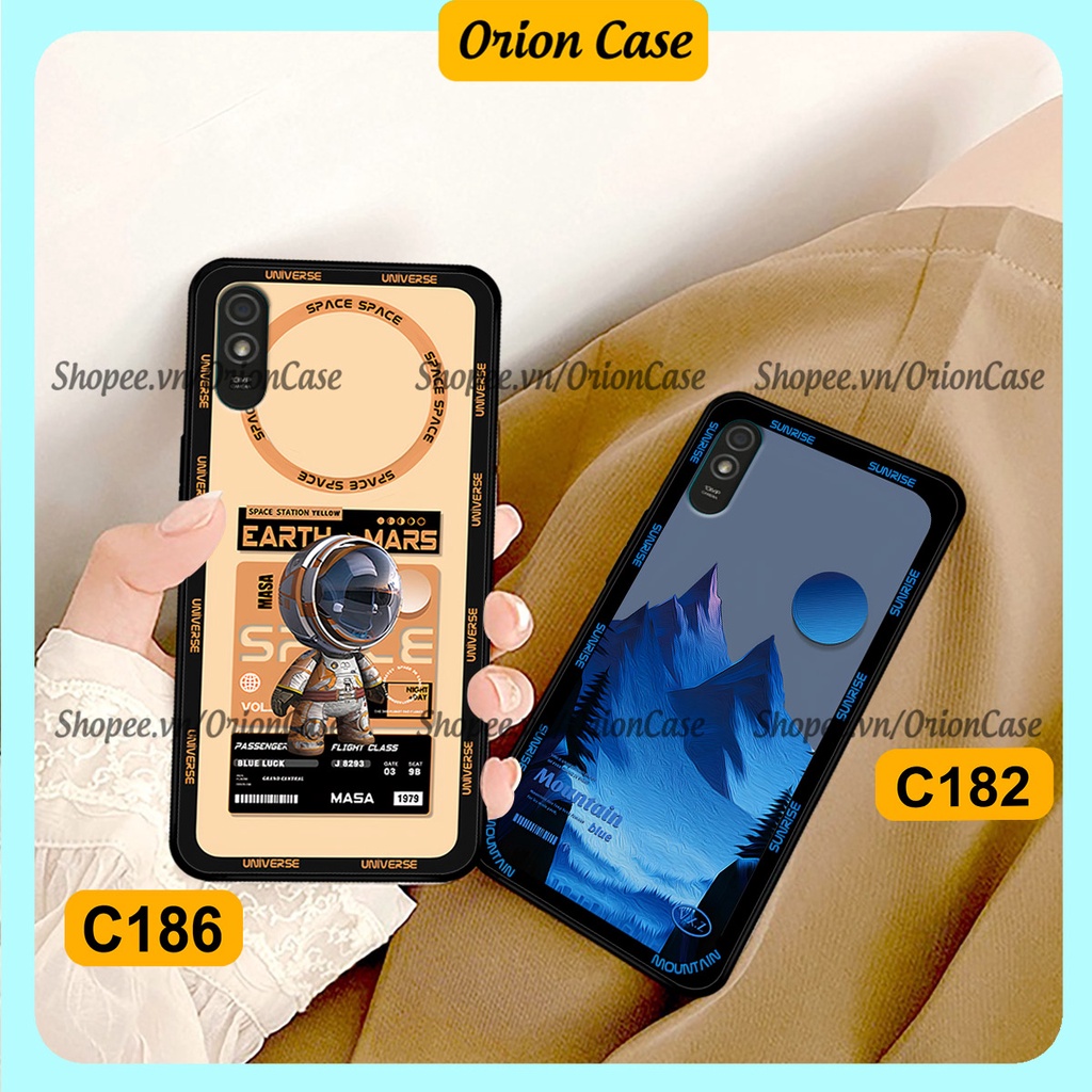 Ốp Xiaomi Redmi 9A in hình astronaut pro nasa, moutain cá tính.ốp lưng chống sốc.