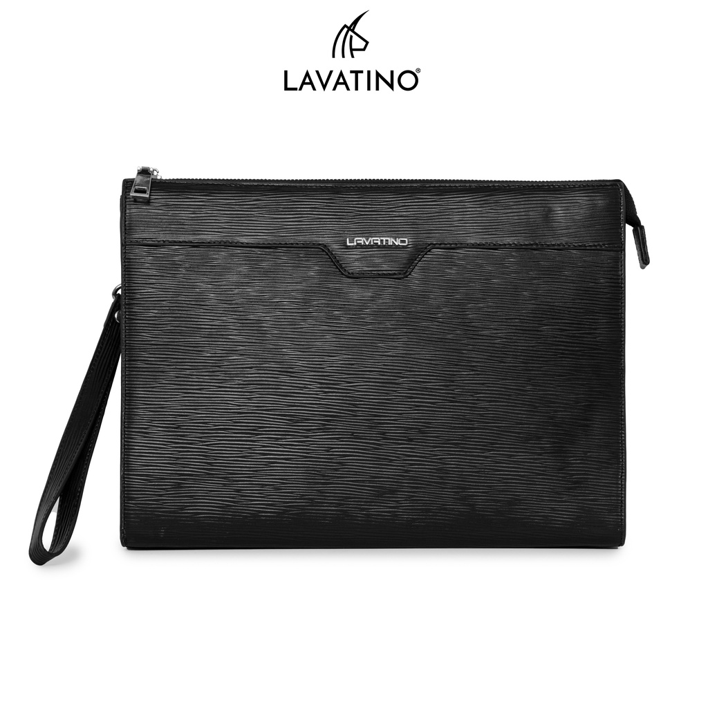 Ví Nam Cầm Tay ELIAS Clutch Da Bò Thật Cao Cấp Thiết Kế Sang Trọng Chính Hãng LAVATINO - CLB22