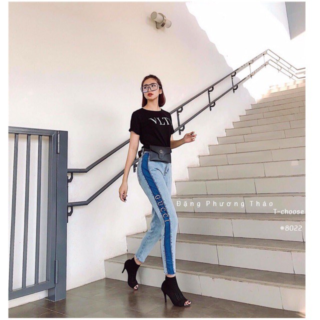 Quần bagy viền