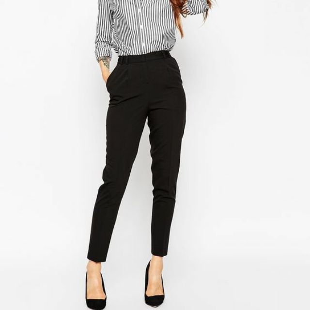Quần baggy công sở khóa sườn đẹp miễn chê