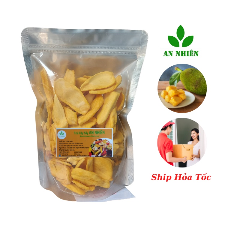 500g Mít sấy khô giòn hàng nguyên An Nhiên, đồ ăn vặt dinh dưỡng tốt cho sức khỏe