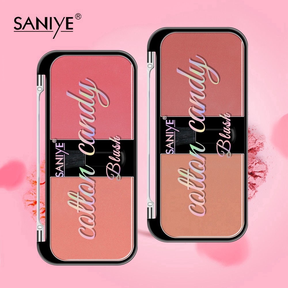 [Hàng mới về] Bảng phấn má 2 màu sắc tông lì thương hiệu SANIYE E0226 | BigBuy360 - bigbuy360.vn