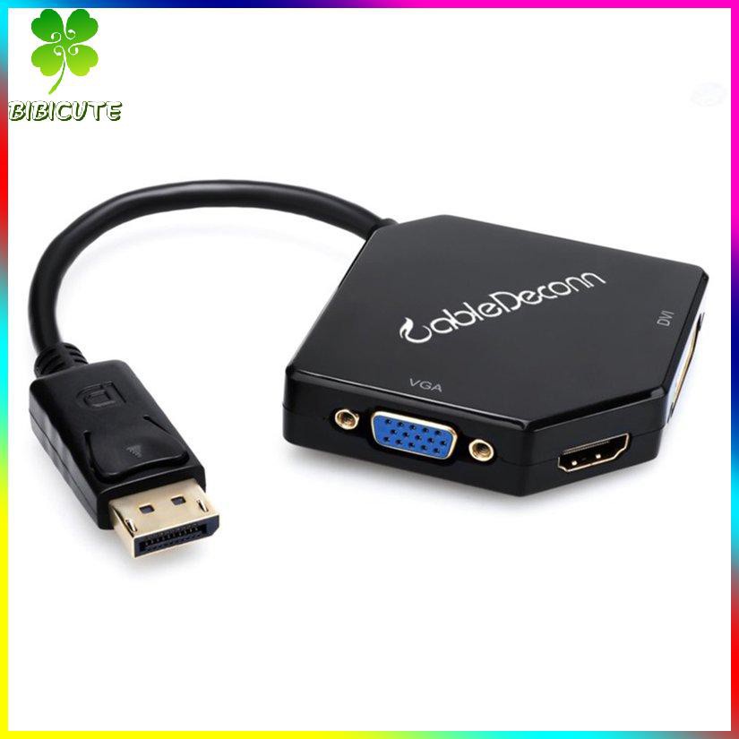 Bộ Chuyển Đổi Displayport Sang Hdmi-Compatible + Vga + Dvi