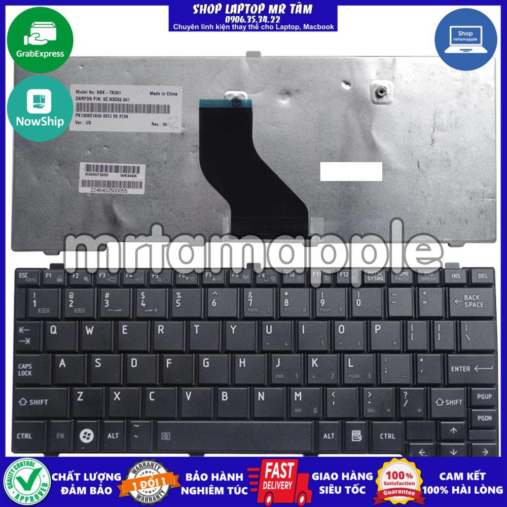 (KEYBOARD) BÀN PHÍM LAPTOP TOSHIBA NB200 dùng cho Satellite NB200 NB201 NB202 NB203 NB205 NB255 NB305 NB500 NB505