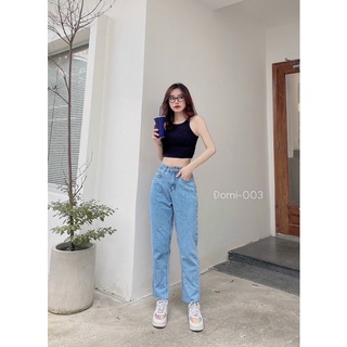 Quần baggy jeans lưng cao
