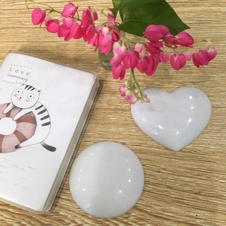 [Tròn 5cm, tim 5*5.5cm] Phôi nhựa làm cột tóc