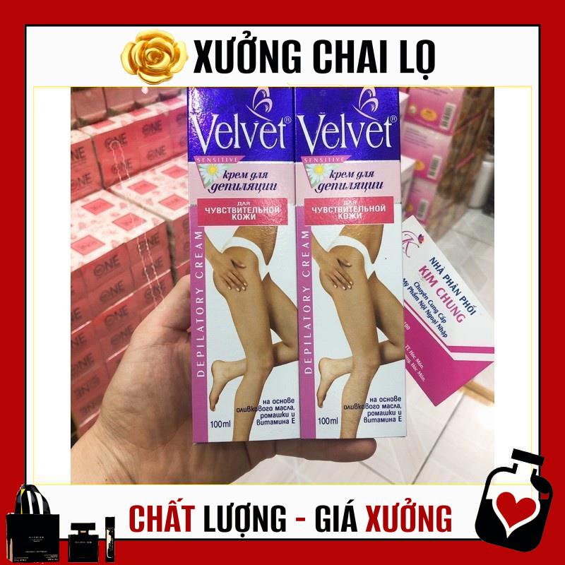 Kem Dưỡng Da ❤ TOP GIÁ RẺ ❤ Kem tẩy lông Velvet Sensitive 100ml , nguyên liệu