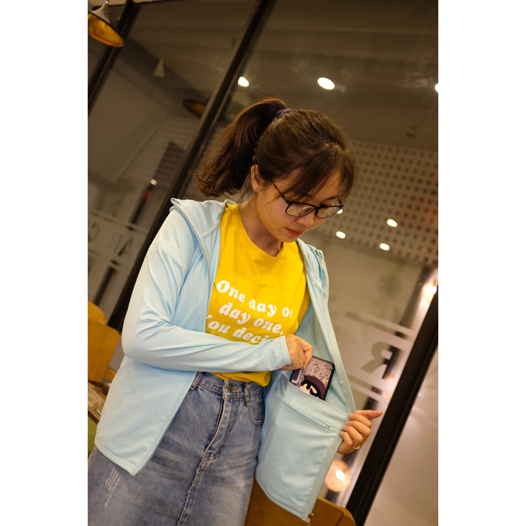 Áo chống nắng nữ MN Fashion Chất thun Kim Cương mỏng mát thông hơi | BigBuy360 - bigbuy360.vn