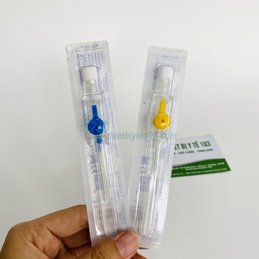 Kim Luồn Tĩnh Mạch Kim Mediflon Tiêm Truyền Tĩnh Mạch Hàng Ấn Độ Size 20G 22G 24G