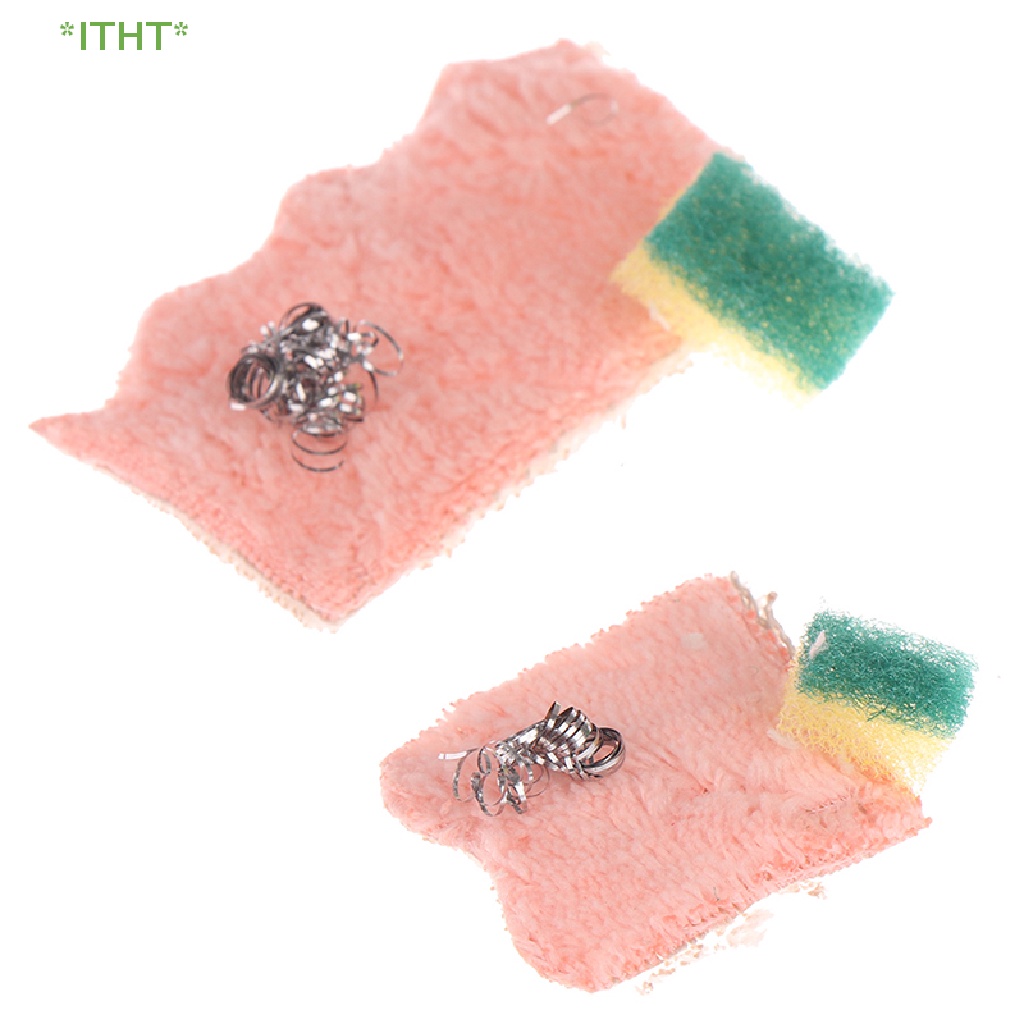 Bộ Dụng Cụ Rửa Chén Mini Tỉ Lệ 1: 12 Tiện Dụng Cho Nhà Búp Bê Mới