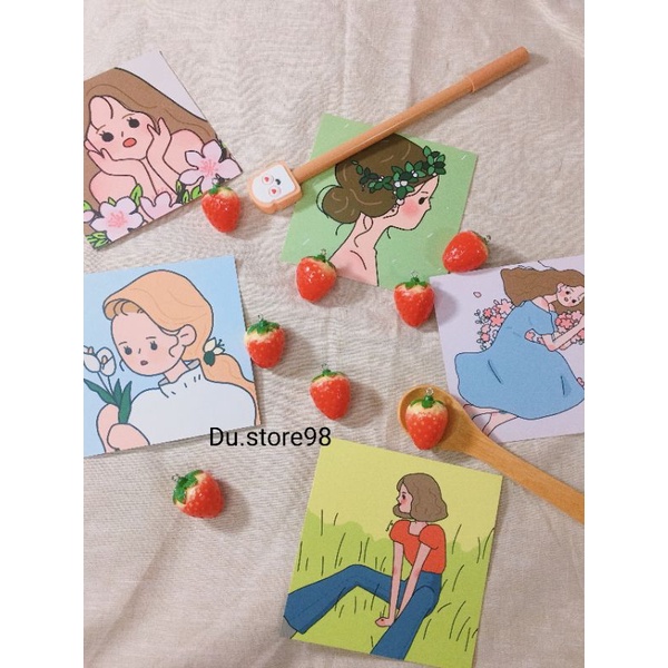 Khuyên tai trái dâu siêu xinh