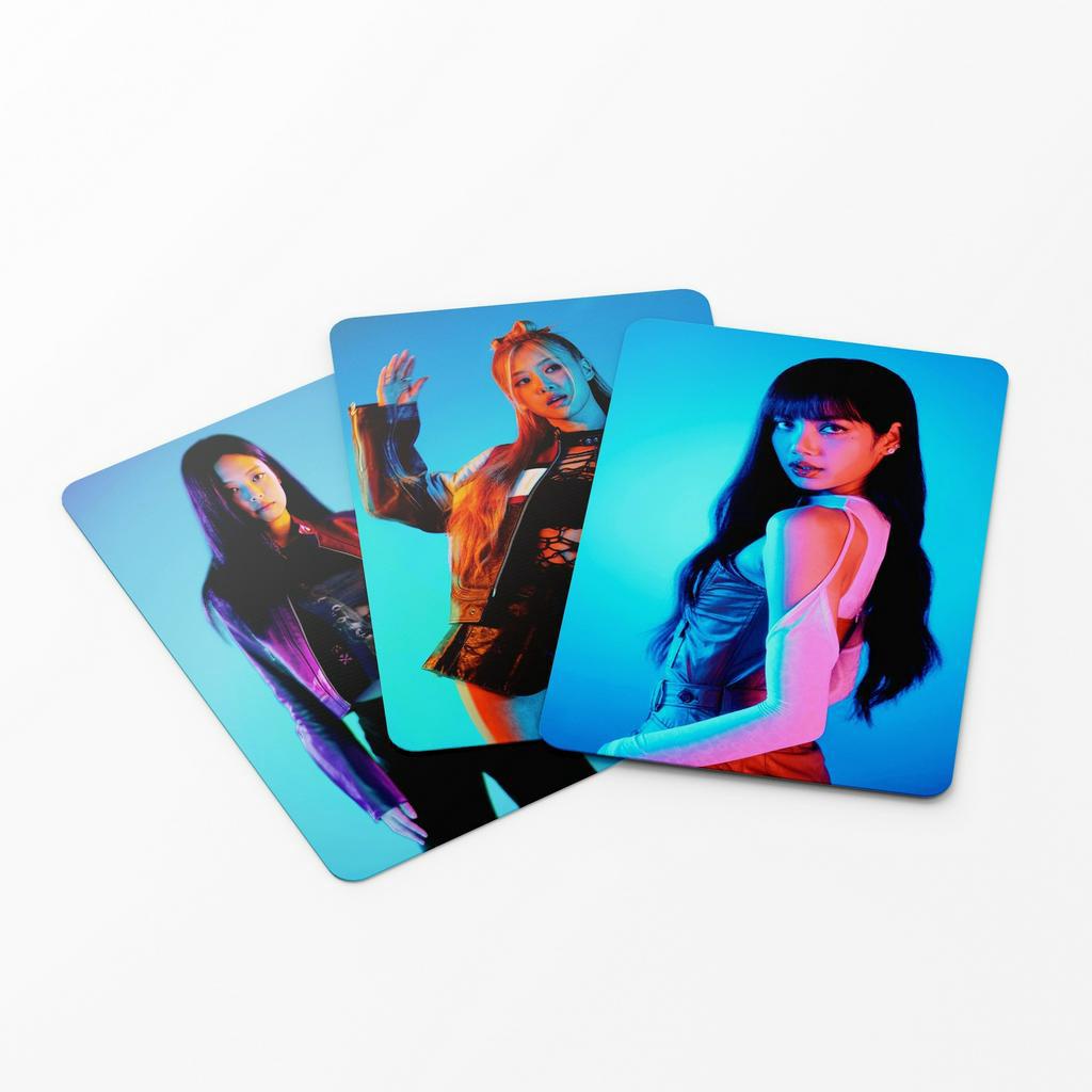 Thẻ Lomo card BlackPink bo góc COACHELLA PINKCHELLA Hồng Album Thần Tượng Kpop