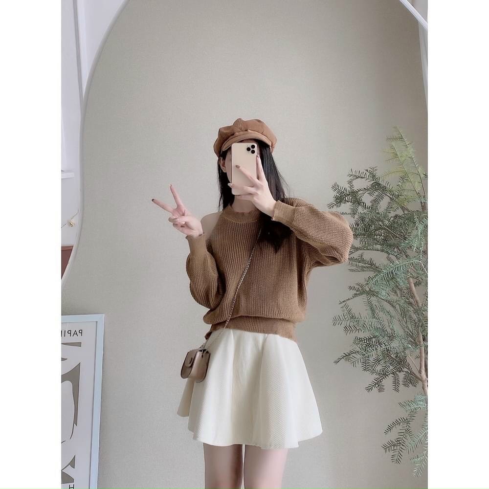 CHÂN VÁY NHUNG DÁNG XÒE XINH XẮN ĐIỆU ĐÀ | BigBuy360 - bigbuy360.vn