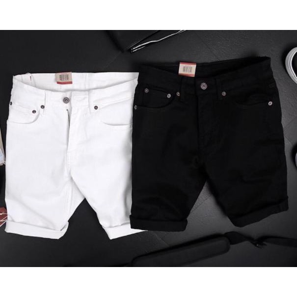 [Mã SKAMAP6 giảm 8% TỐI ĐA 50K đơn250K] Quần short jean nam XuBi ảnh thật trơn