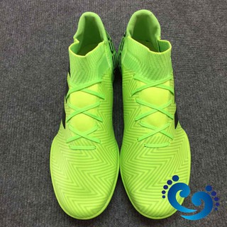 Giày đá bóng Nemeziz 18.1  xanh cốm pha nhân tạo (combo giày+túi)