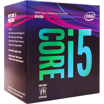 Bộ vi xử lý Intel Core I5-8400 (2.8GHz - 4.0GHz) - Bảo hành 12 Tháng - Tray