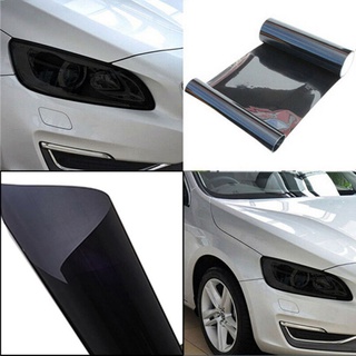 Tấm phim dán đèn sương mù xe hơi màu đen khói kích thước 12 * 40inch