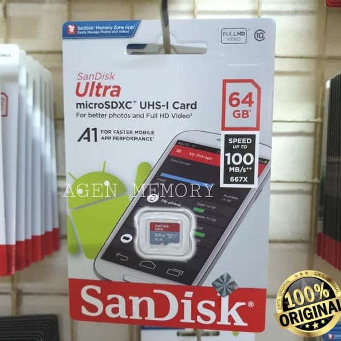 Thẻ Nhớ Micro Sd 64gb 100mb / S Ultra Class 10 Rog 876 | BigBuy360 - bigbuy360.vn