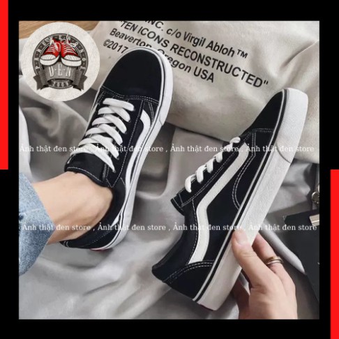 Giày 𝗩𝗮𝗻𝘀 Old Skool Classic, Giày 𝗩𝗮𝗻𝘀 Vault Nữ Full Box Bill Hàng Đẹp - Đen shop