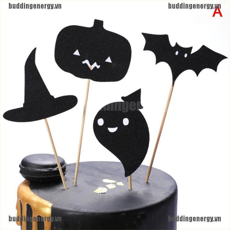 Cây Sticker Phong Cách Halloween Dùng Để Trang Trí Bánh Kem Tiện Dụng