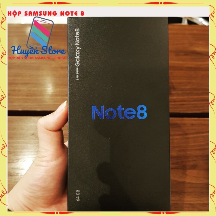 Hộp samsung galaxy Note 8 kèm đầy đủ phụ kiện cho máy xách tay không có hộp thành FullBox