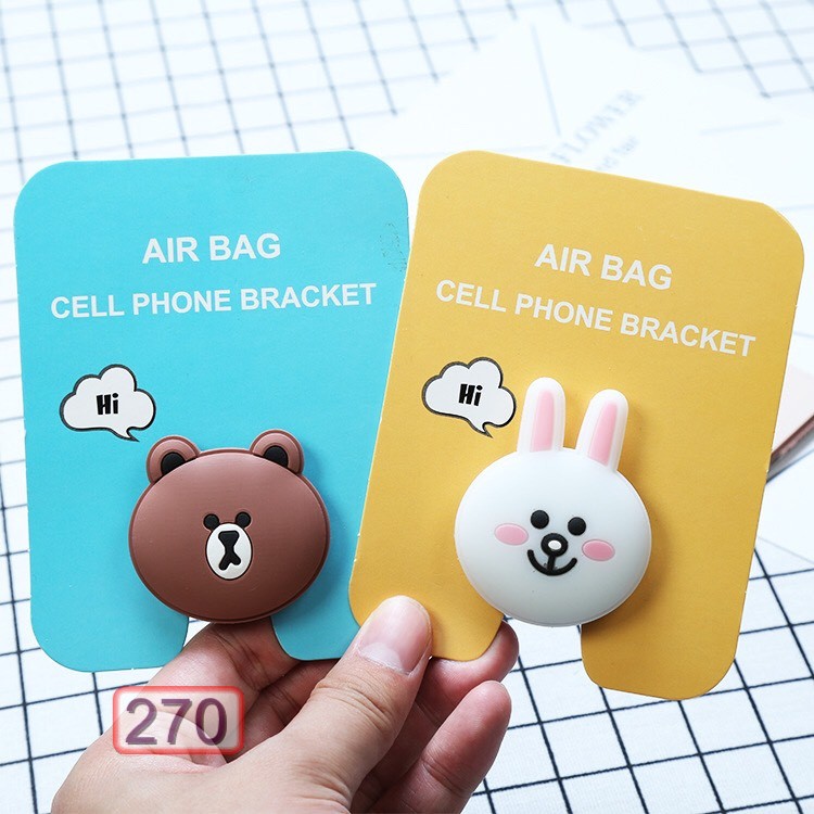 GIÁ ĐỠ ĐIỆN THOẠI SILICON ĐA NĂNG HÌNH THÚ POPSOCKET NHIỀU MẪU | BigBuy360 - bigbuy360.vn