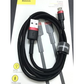 Cáp sạc Baseus Cafule Micro USB (2.4A, Sạc nhanh, Siêu bền)