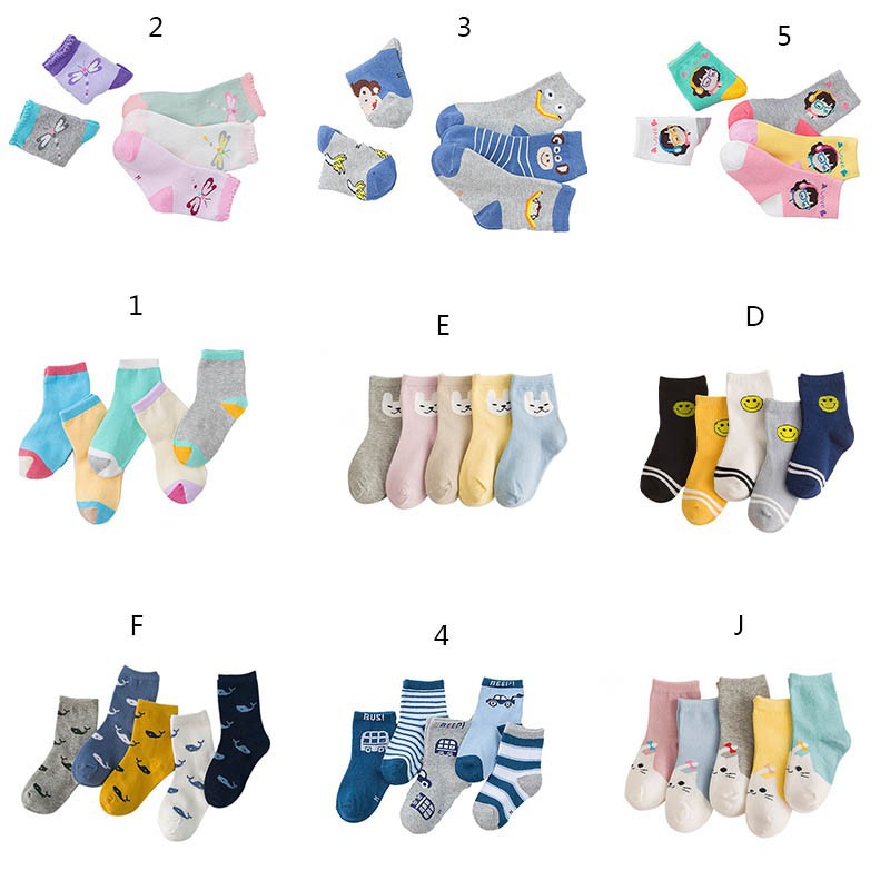 5 Đôi Giày Tập Đi Chống Trượt Dễ Thương Cho Bé 1-10 Tuổi