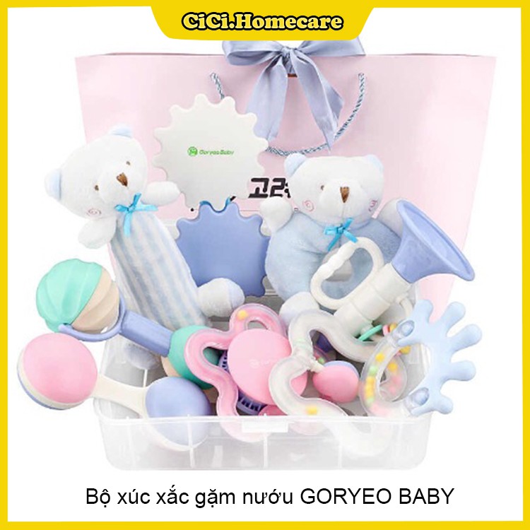 Bộ đồ chơi xúc xắc lục lạc gặm nướu GoryeoBaby Hàn Quốc cho bé từ 0 - 24 tháng