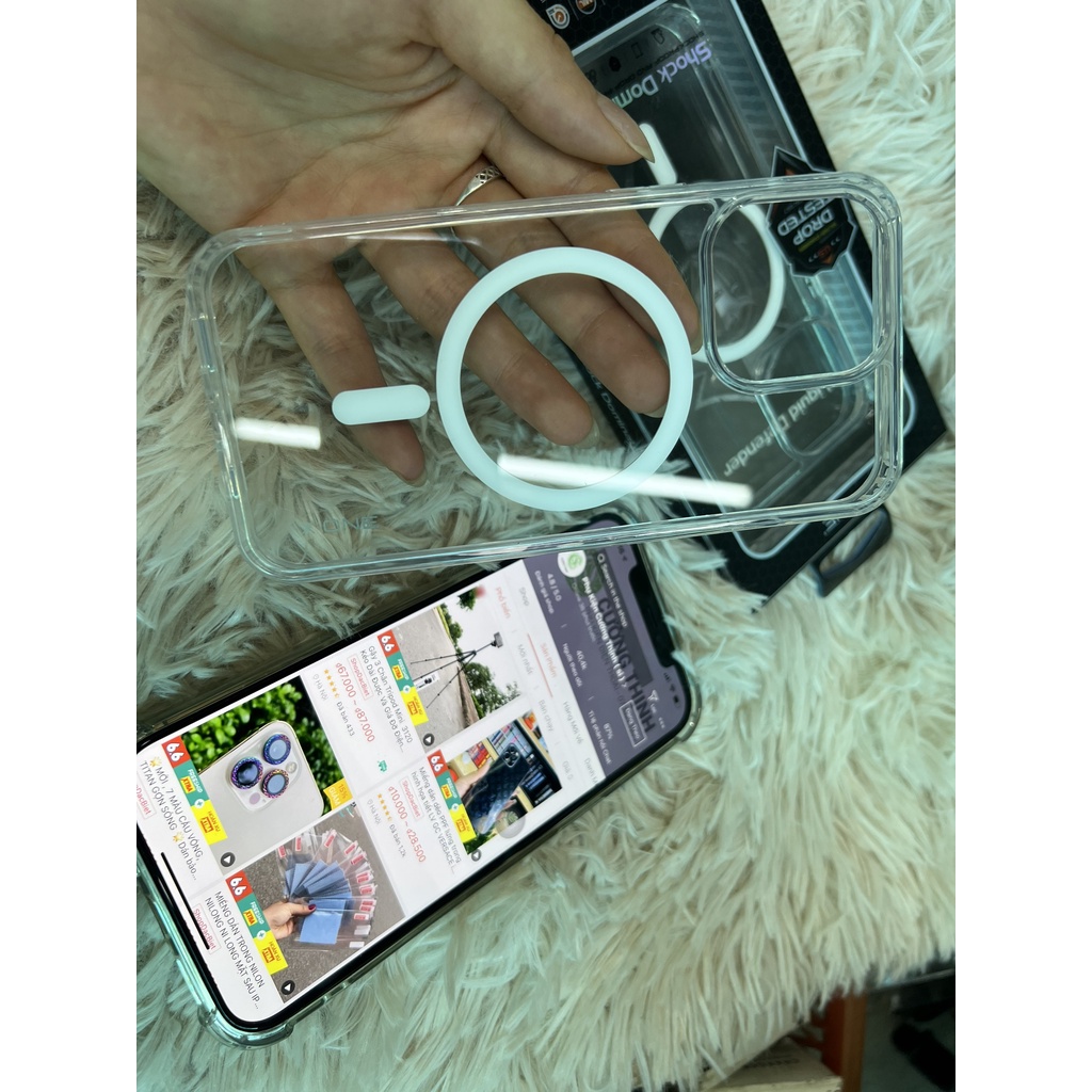 🌟CHÍNH HÃNG 🌟 Ốp X-ONE Iphone lưng Magsafe trong hỗ trợ sạc không dây lưng cứng chống ố viền dẻo 12 13 14 PLUS PRO MAX