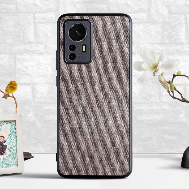 Bao Da Điện Thoại Vải canvas Cho xiaomi mi 12 ultra 12x