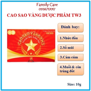 Cao sao vàng TW3 - combo 10 lọ( 10g)