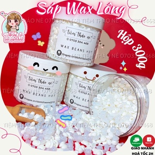 Hộp 300gr Sáp wax lông Hard Wax Beans mùi cực thơm siêu bám lông - Sáp loại 1 nhập khẩu cao cấp