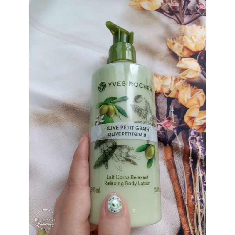 Sữa Dưỡng Thể Olive 390ml Relaxing Body Lotion yves rocher