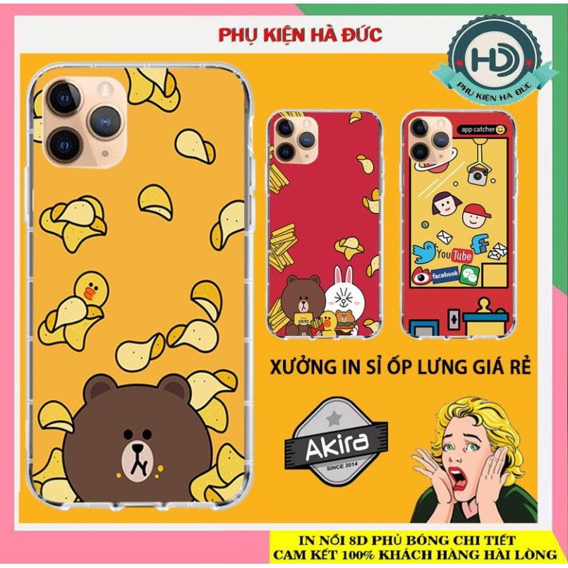 Ốp Điện Thoại  Gấu Brown Chất Dẻo Chống Sốc - Akira xưởng in sỉ ốp lưng giá rẻ