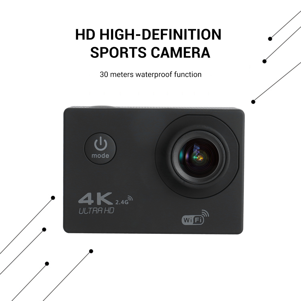 【Ready Stock】H9 4K WiFi GO Pro Sports Action Camera Ultra HD Waterproof DV Camcorder 170 Degree Wide Angle