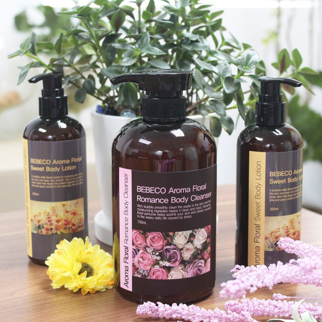 SỮA TẮM HƯƠNG NƯỚC HOA CAO CẤP BEBECO AROMA FLORAL 750ML