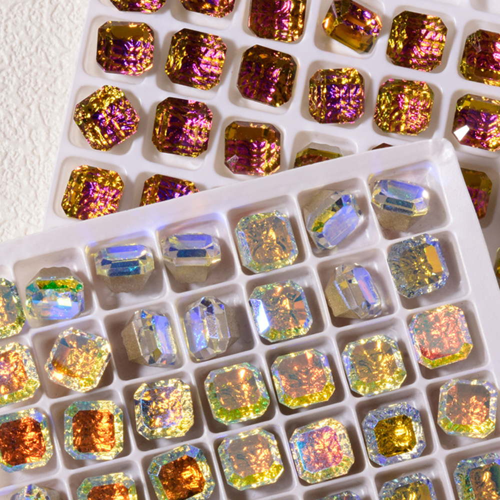 Set 10 Phụ Kiện Hoa Sen 3D Tự Đính Trang Trí Móng Tay