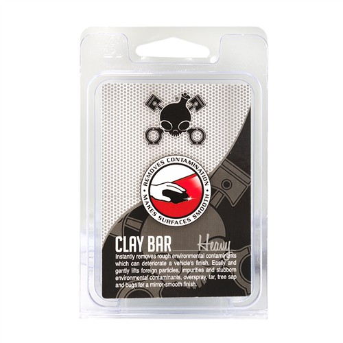 Đất sét tẩy bụi sơn nặng trên sơn/kính/kim loại - Chemical Guys CLY_403 - Clay Bar, Black (Heavy) (100 g)